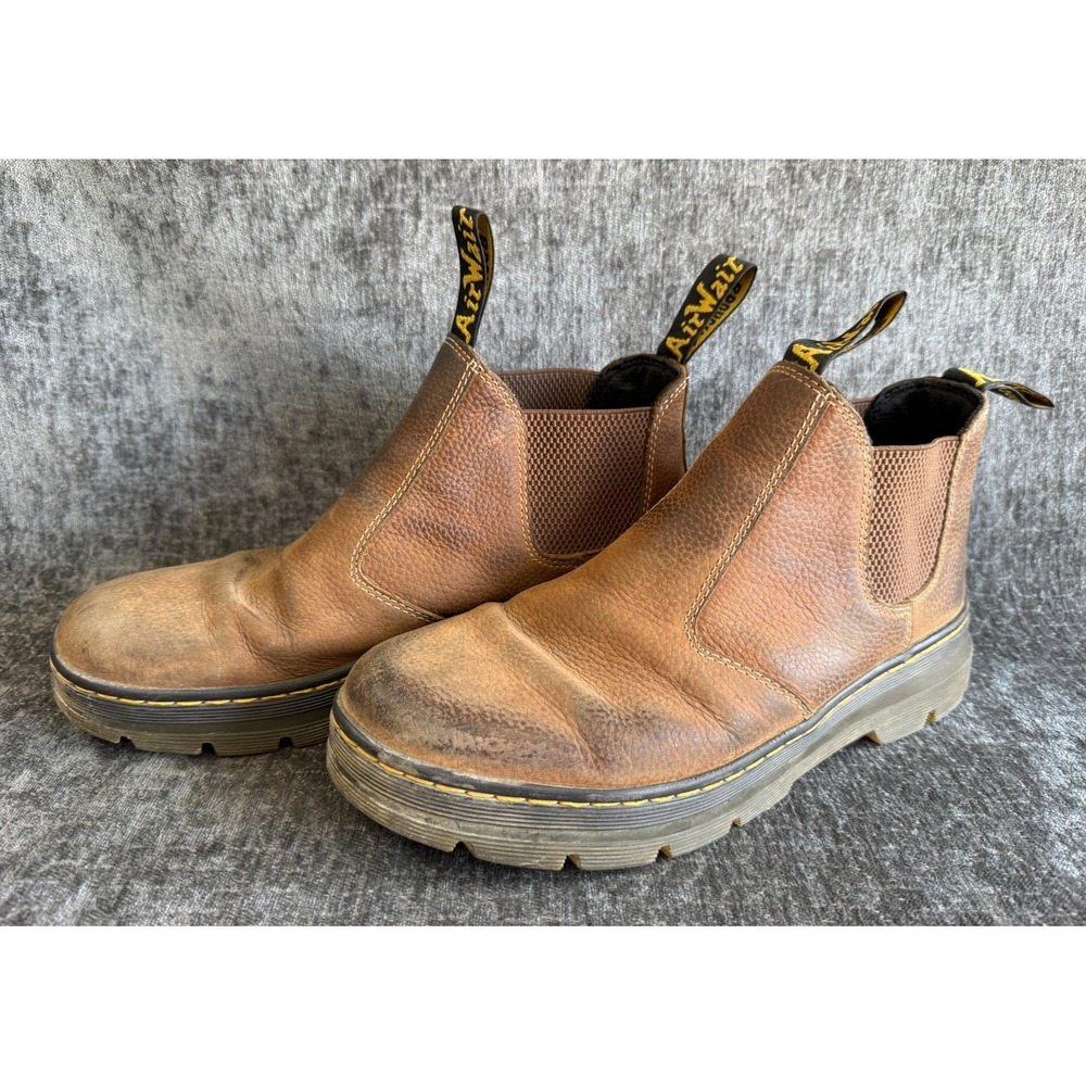 Dr.Martens Hardie II Brown Suede Chelsea Boots -Men's 9. (UK 8).